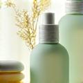 Image of natural skincare products with botanical ingredients