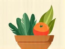 Illustration of a healthy meal prep kit or nutrition ingredients for a starter guide.