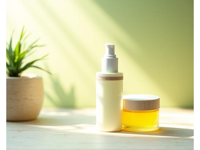 Glowing face during sunrise, minimalist and fresh