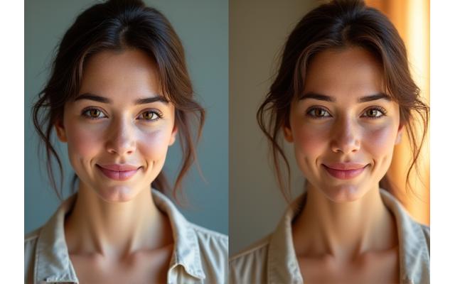 Before and after photos of Sarah's wellness transformation